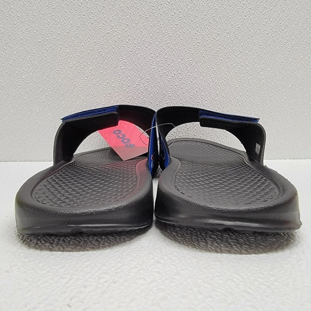 Buffalo Bills NWT Foco NFL Size L‎ Hook & Loop Adjustable Strap Slides Sandal